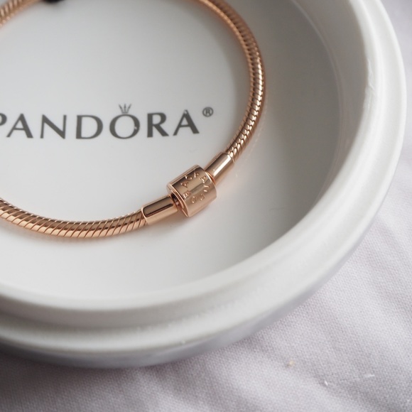 Pandora Rose Moments Barrel Clasp Snake 